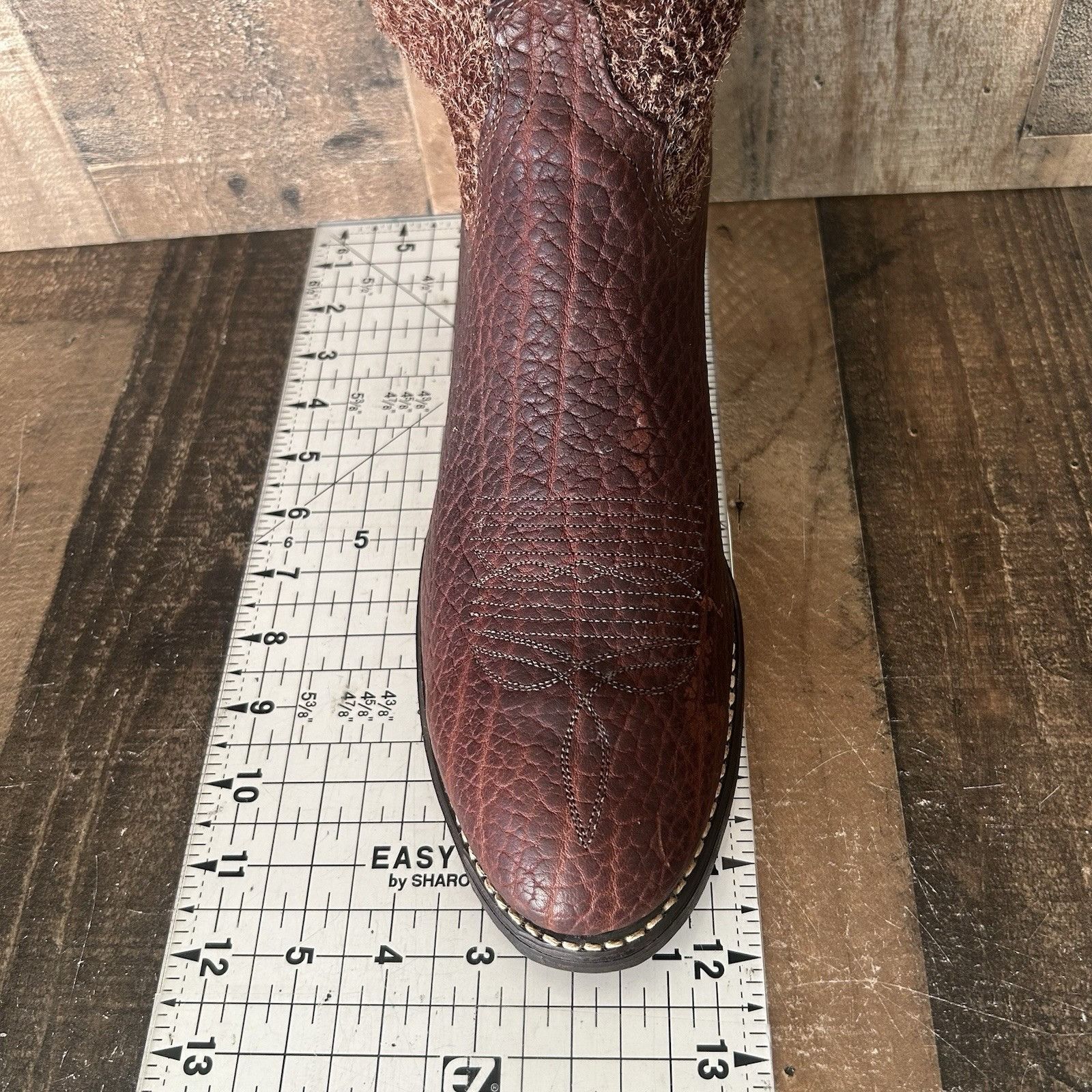 Acme Clothing Acme Vintage Tall Bullhide Mule Ear Cowboy Boots Mens 11 D Size US 11 / EU 44 - 6 Thumbnail