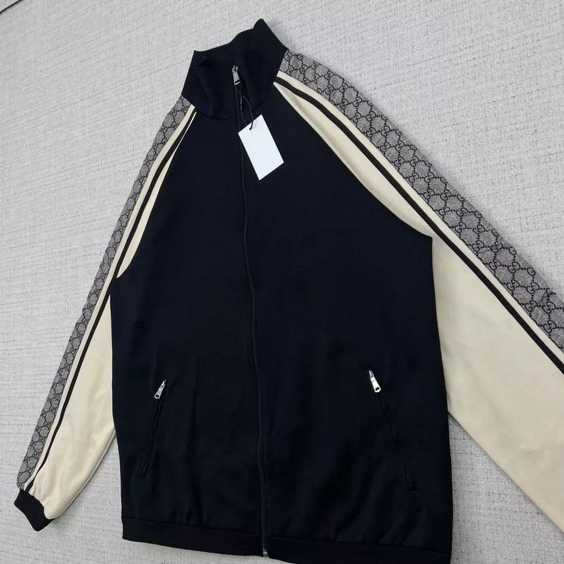 Gucci Gucci Black and white side webbing snake pattern sportswear Size US L / EU 52-54 / 3 - 3 Thumbnail