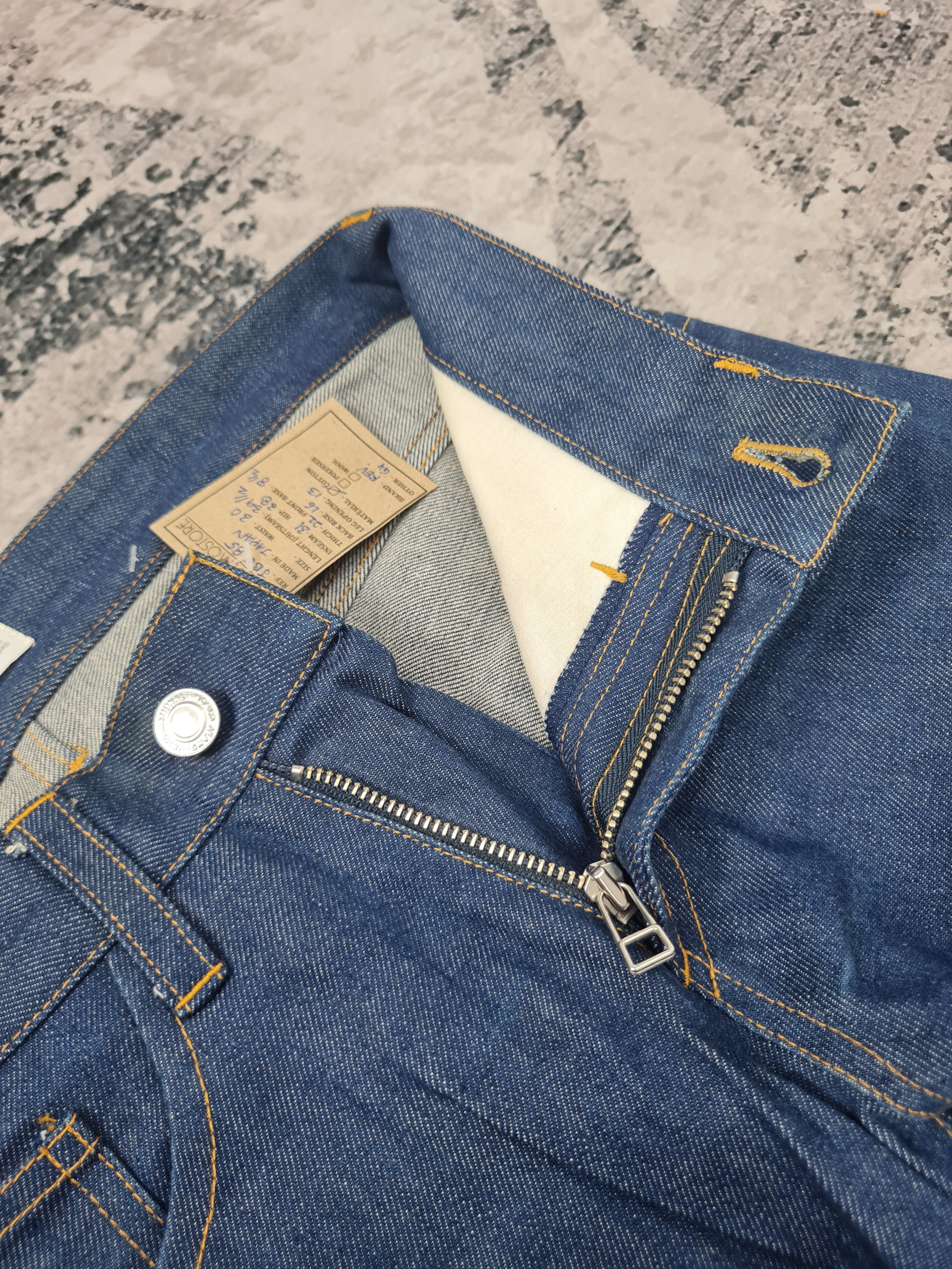 Japanese Brand REV BIKERS Diamond Pocket Riders Slim Fit Jeans 30x31 JB0185 Size US 30 / EU 46 - 10 Thumbnail