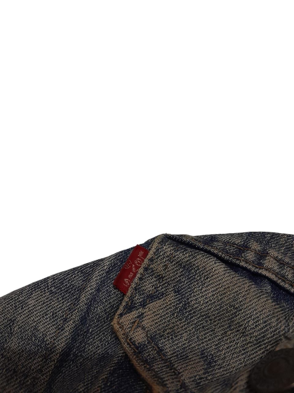 Levi's 80s Levis 505 Denim USA Jacket Button Stamped 522 (F26) Size US M / EU 48-50 / 2 - 3 Thumbnail