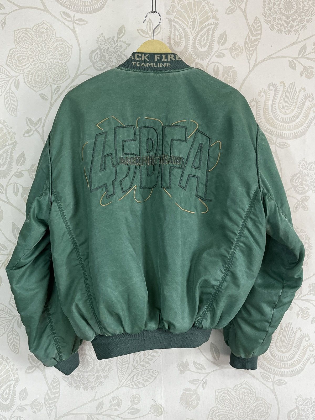 45rpm × Vintage Vintage 45RPM BFA Back Fire Bomber Jacket Size US L / EU 52-54 / 3 - 4 Thumbnail