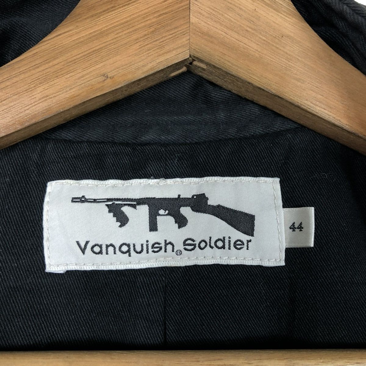 Japanese Brand 🔥VINTAGE BIKER JACKET VANQUISH SOLDIER SKELETON BIG LOGO Size US S / EU 44-46 / 1 - 20 Thumbnail