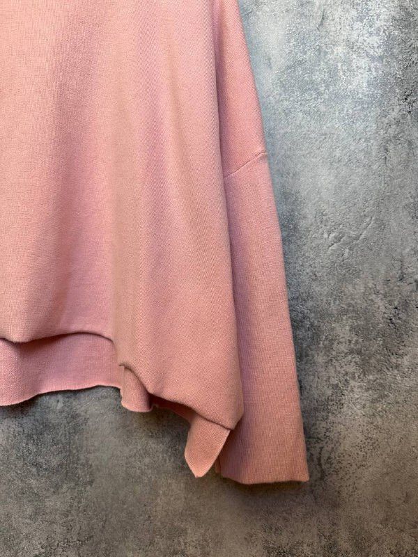 Maje Maje Pink Asymmetrical Hem Knit Sweater Pullover Top Size M / US 6-8 / IT 42-44 - 9 Thumbnail