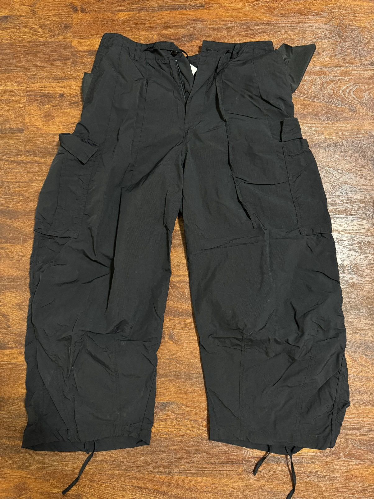Other Black Y2K Baggy Cargo Pants Size US 30 / EU 46 - 1 Thumbnail