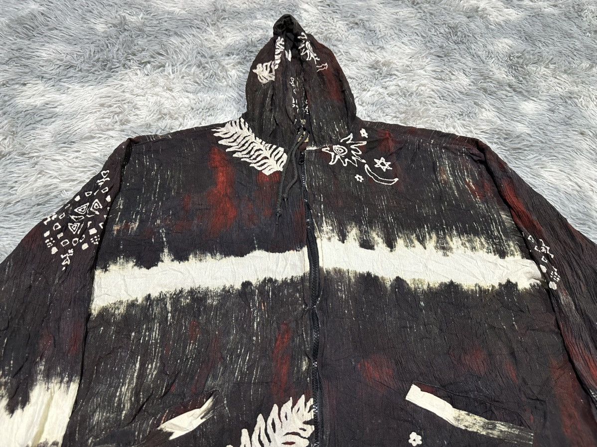 KMRii 🔥Sick Y2K Daily News Ethnic Rayon Hoodie Size US XL / EU 56 / 4 - 5 Thumbnail