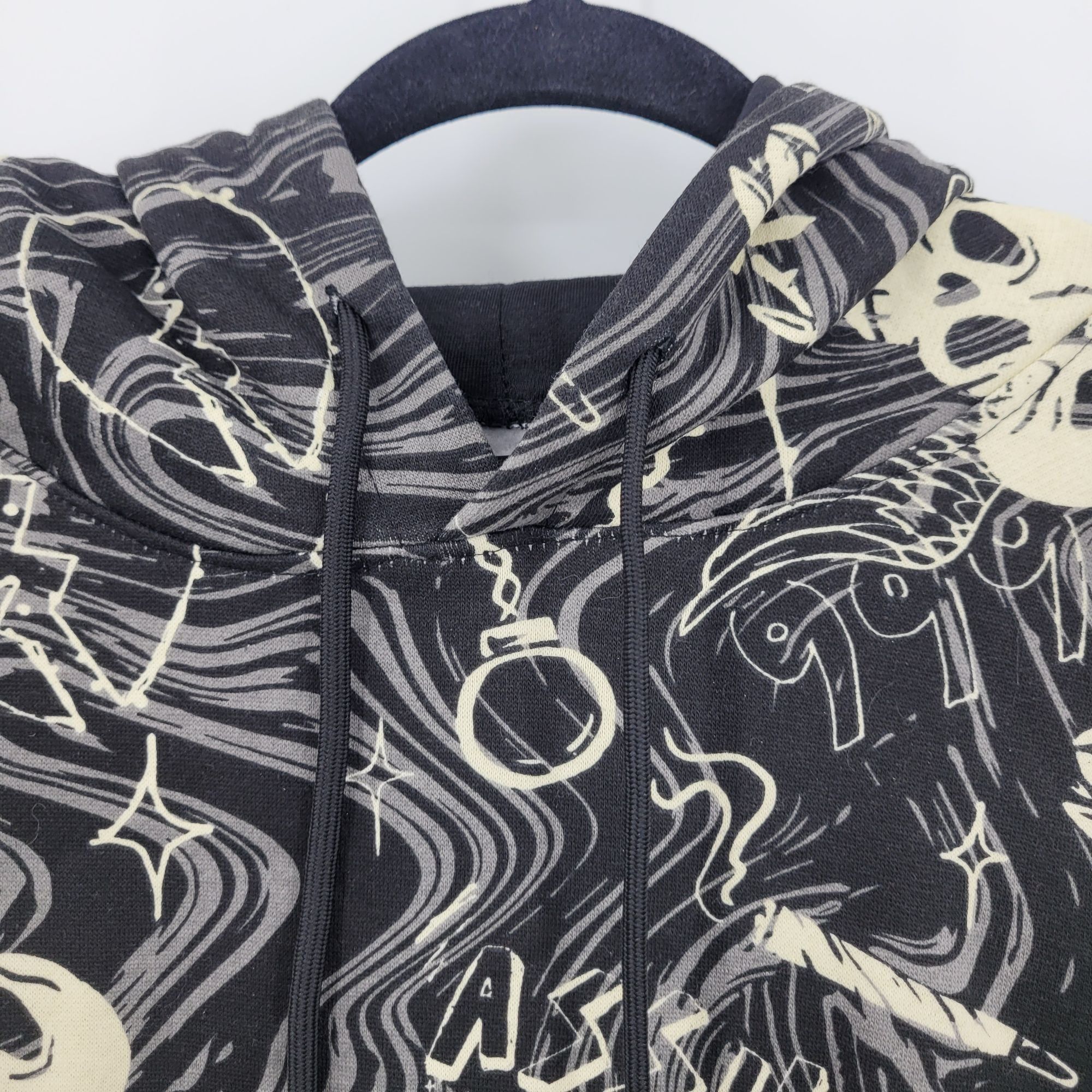 Other Y2K Unisex Black Graphic Hoodie Sz M Skull Skater Grunge Got Size US M / EU 48-50 / 2 - 5 Thumbnail