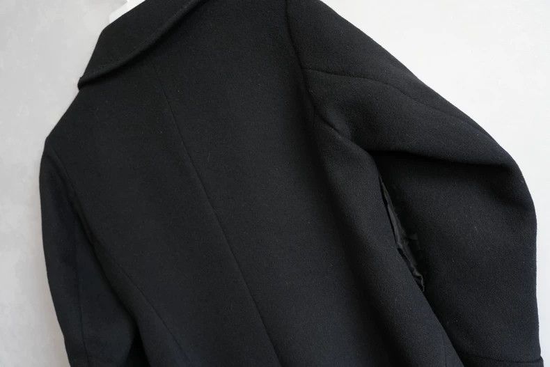 Yohji Yamamoto Yohji Yamamoto95AW Show Cut Raw Edge Coat 2503-Nextarrow Size US S / EU 44-46 / 1 - 6 Thumbnail