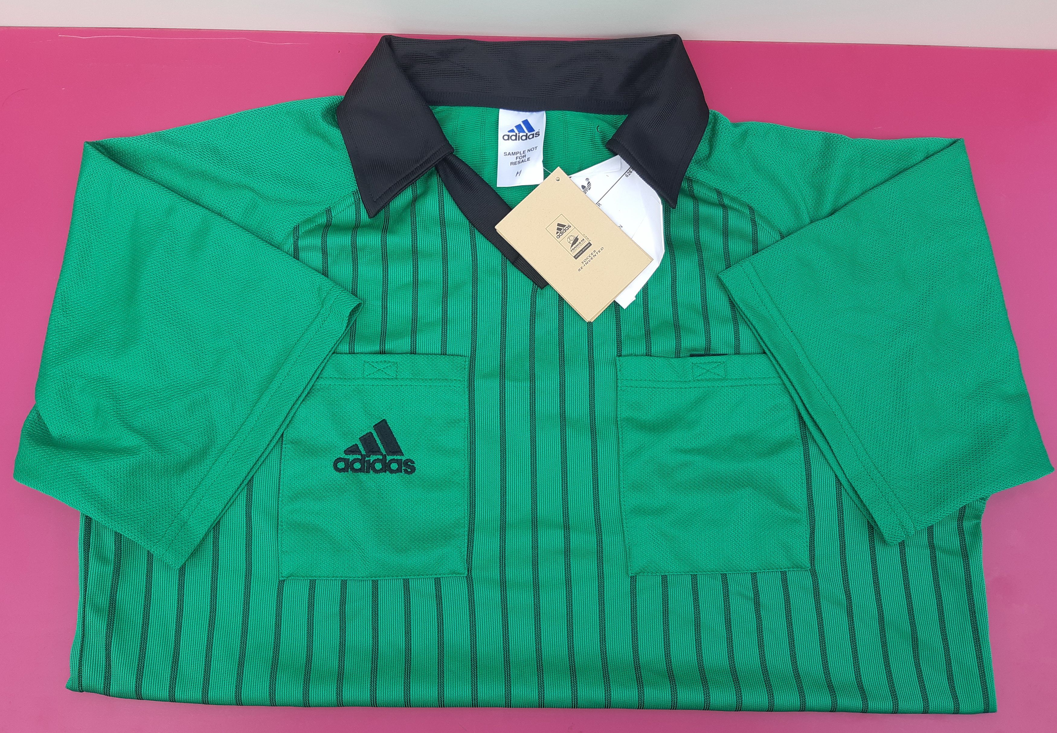 Adidas Adidas Ref Pro 1994 France 98 Referee Jersey Size M NWT Size US M / EU 48-50 / 2 - 3 Thumbnail