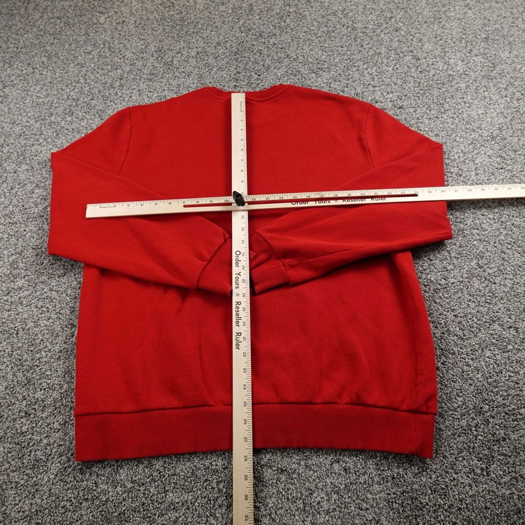 Calvin Klein Calvin Klein Sweatshirt Mens XL Red Logo Pullover Crewneck Graphic Print All Seasons Fleece Cotton Polyester Size US XL / EU 56 / 4 - 7 Thumbnail