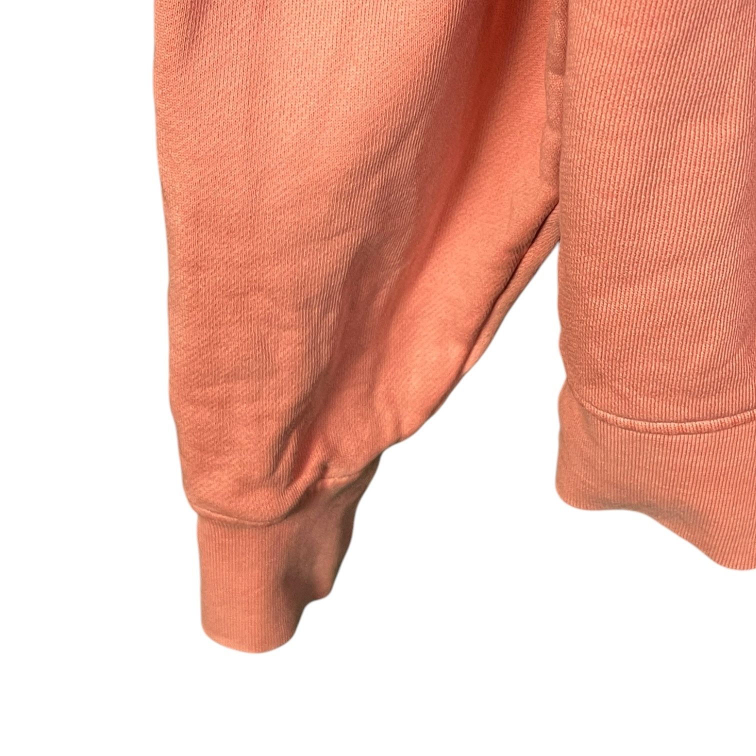 Acne Studios Acne Studios Yana AS Mens XS Ribbed Salmon Cotton Sweatshirt Size US XS / EU 42 / 0 - 7 Thumbnail