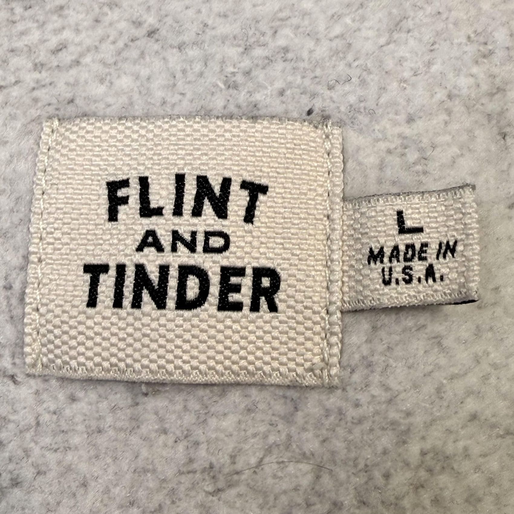Flint And Tinder Flint and Tinder Sweatshirt Mens Large Gray 1/4 Zip Kangaroo Pocket USA Size US L / EU 52-54 / 3 - 7 Thumbnail
