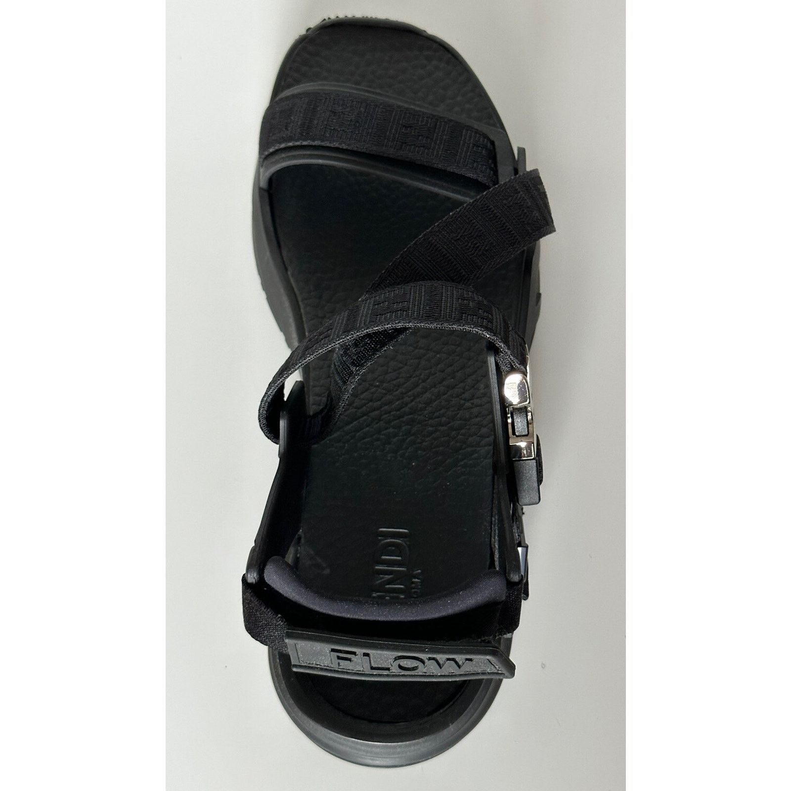 Fendi Fendi Men's FF Strapped Black Sandals 12 US/ 11 UK 7X1503 Size US 11 / EU 44 - 9 Thumbnail