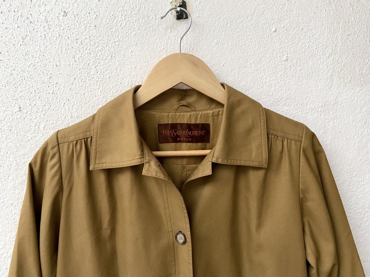 Yves Saint Laurent Yves Saint Lauren single breasted trench coat Size M / US 6-8 / IT 42-44 - 11 Thumbnail