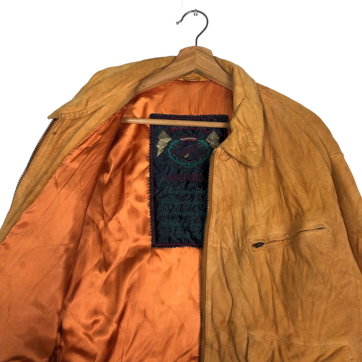 Vintage 🔥Vtg Biker Leather Jacket Ashville Inspire CP Company Size US L / EU 52-54 / 3 - 10 Thumbnail