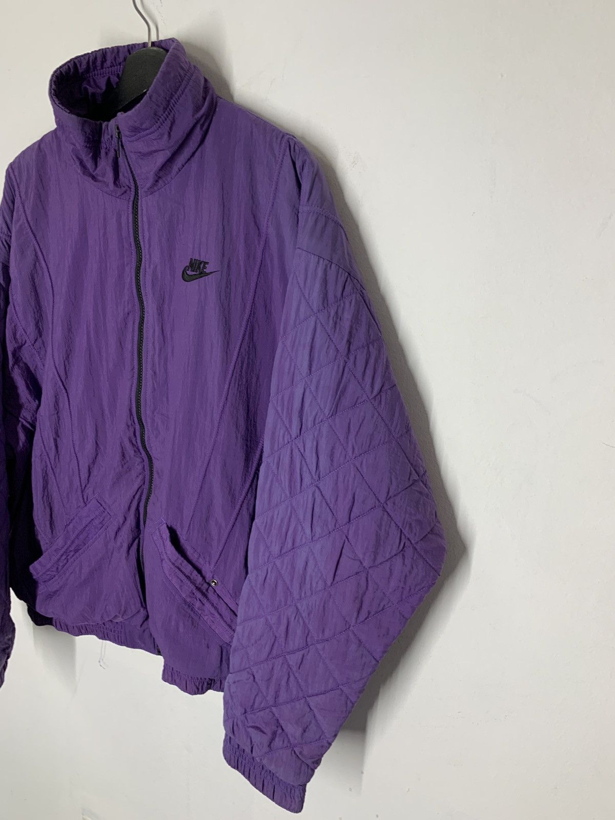 Nike × Vintage Vintage NIKE AIR JORDAN Puffer Quilted Jacket Size US L / EU 52-54 / 3 - 4 Thumbnail