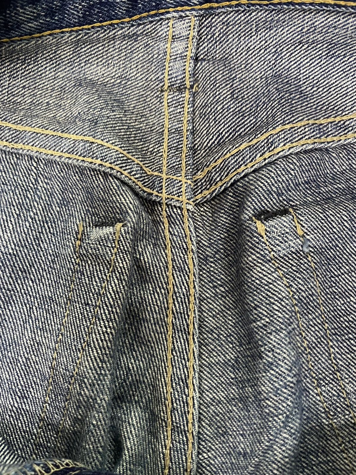 Denime Vintage Denime Orizzonti Selvedge Faded Distresed Denim Size US 30 / EU 46 - 21 Thumbnail