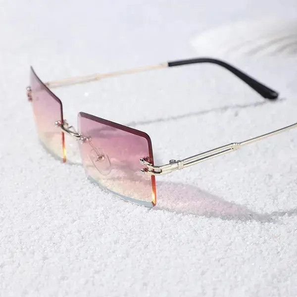 Vintage Square Rimless Glasses 2024 Size ONE SIZE - 2 Thumbnail