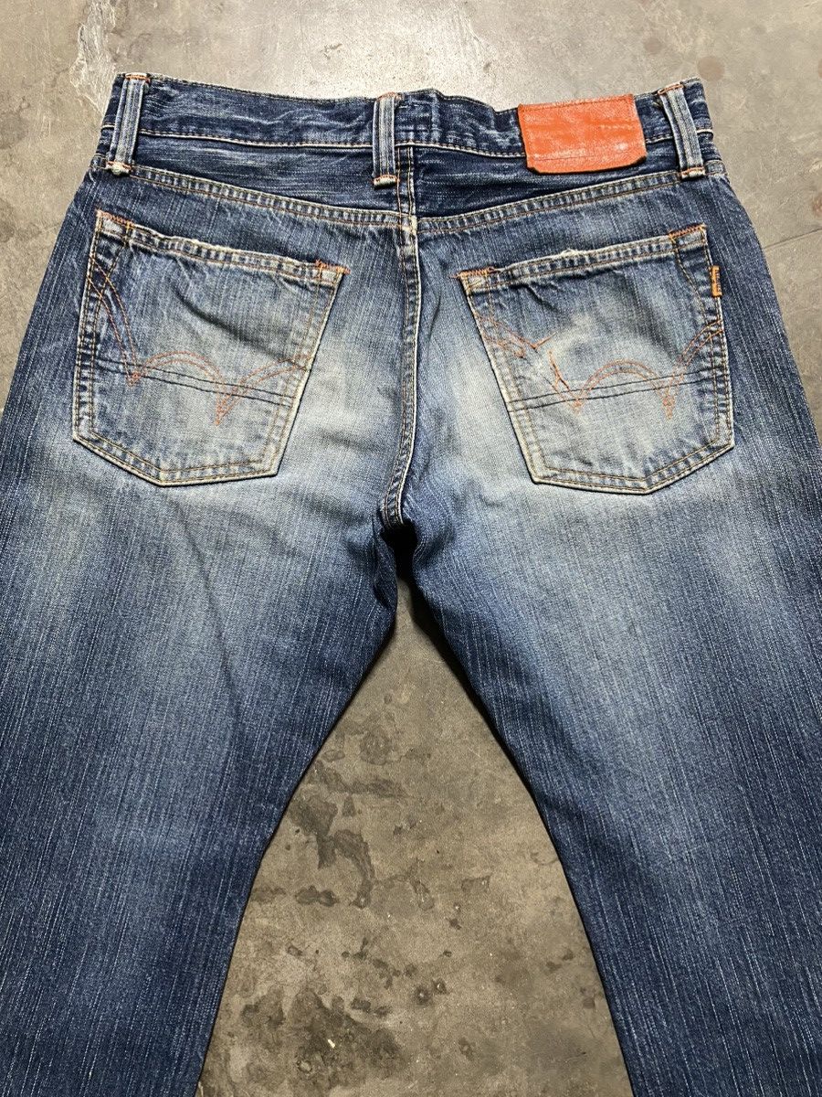Edwin × If Six Was Nine × Tornado Mart Flare Jeans Vintage Edwin Distressed Denim @act231 Size US 30 / EU 46 - 4 Thumbnail