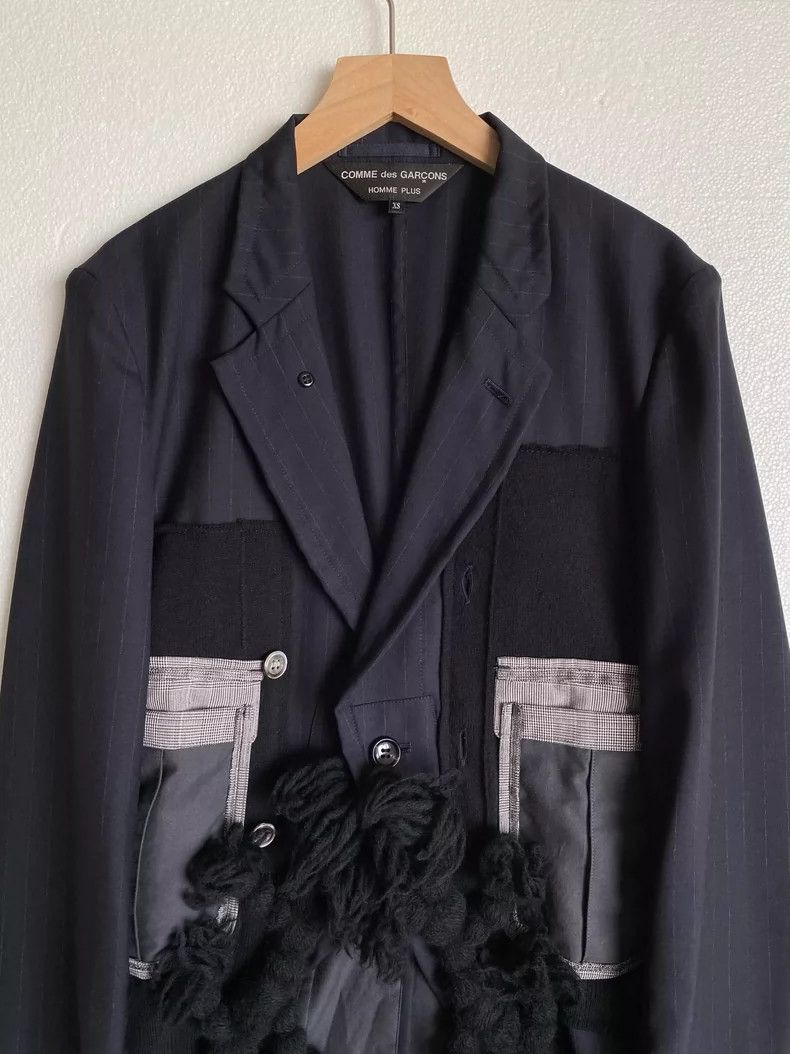 Comme des Garcons Comme Des Garcons Splicing knot suit jacket Size XS / US 0-2 / IT 36-38 - 3 Thumbnail