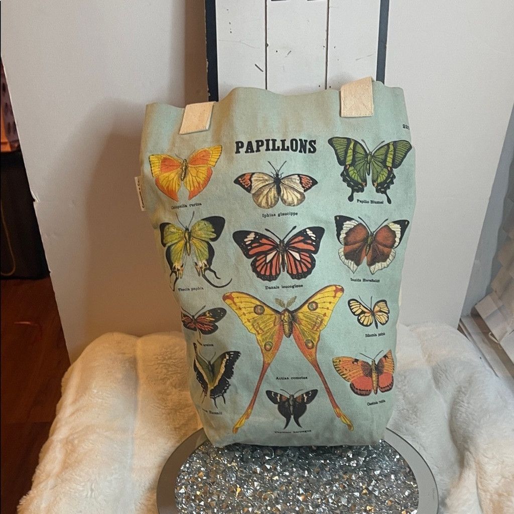 Other Butterfly Print Tote Bag - Green Size ONE SIZE - 1 Thumbnail