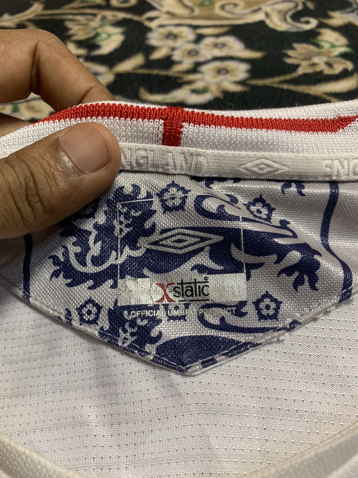 Chelsea Soccer × Umbro 2005/2007 LEGEND FRANK LAMPARD ON ENGLAND HOME JERSEY Size US M / EU 48-50 / 2 - 7 Thumbnail