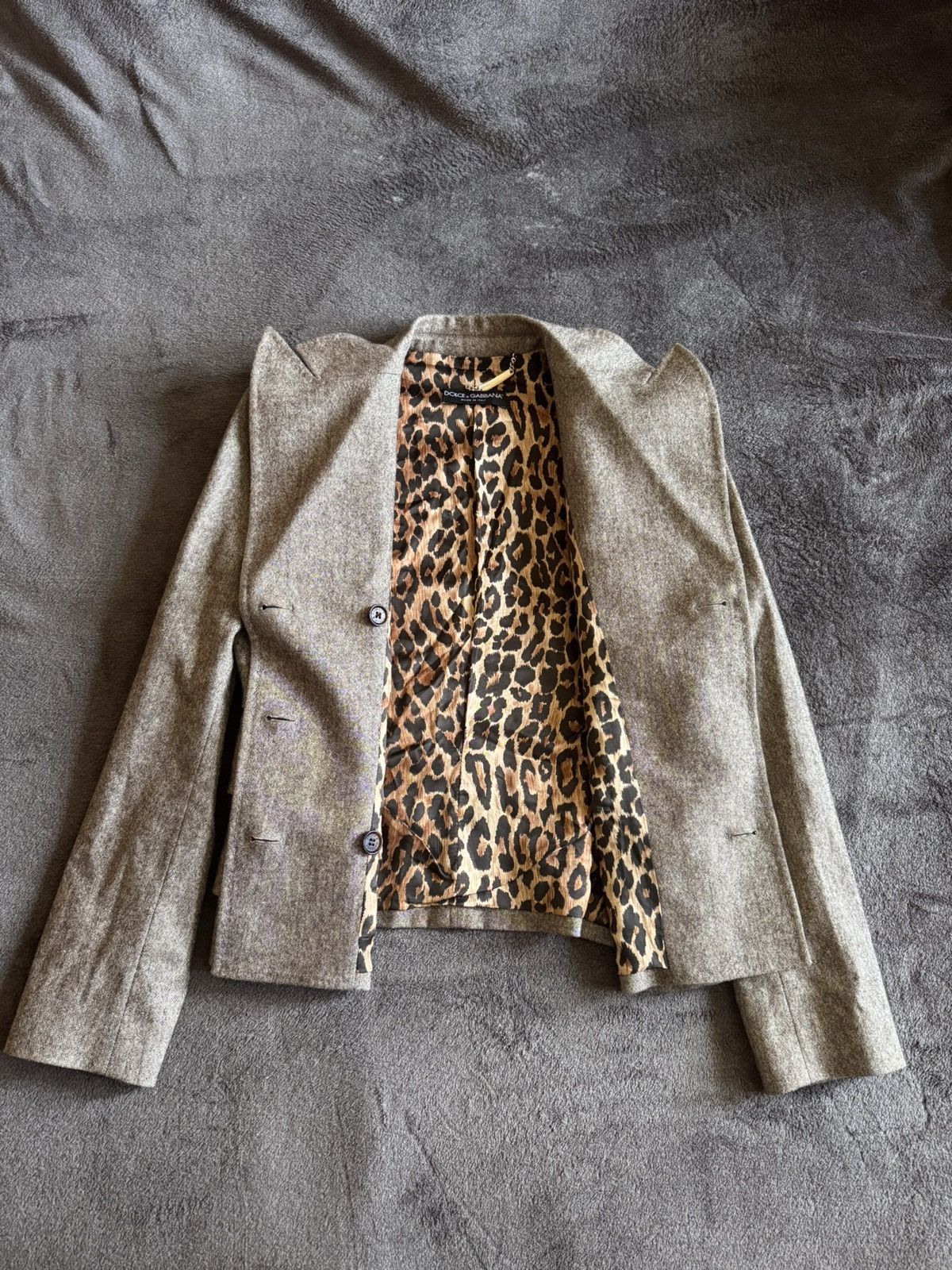 Dolce & Gabbana × Vintage Dolce Gabbana vintage double-breasted wool woman's blazer Size S / US 4 / IT 40 - 9 Thumbnail