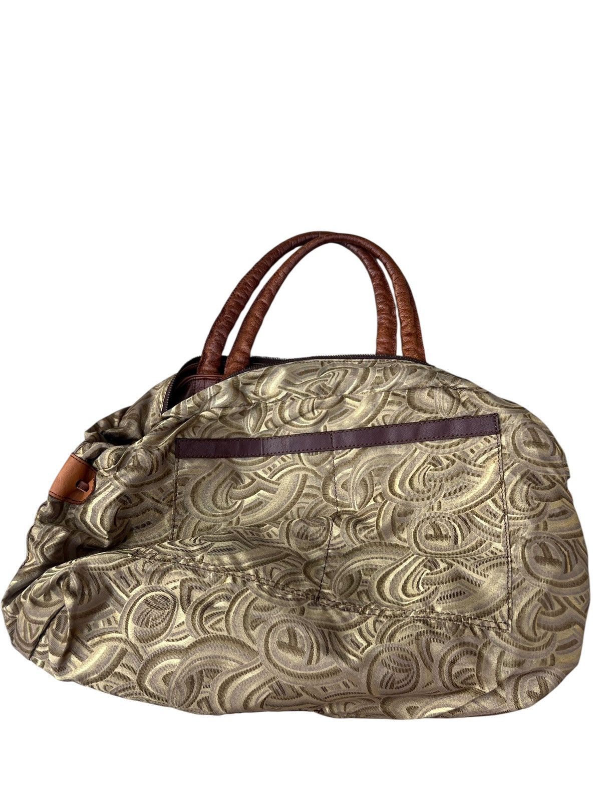 Leather Ibiza Japan Patina Brown Leather Weekend Bag Size ONE SIZE - 25 Thumbnail