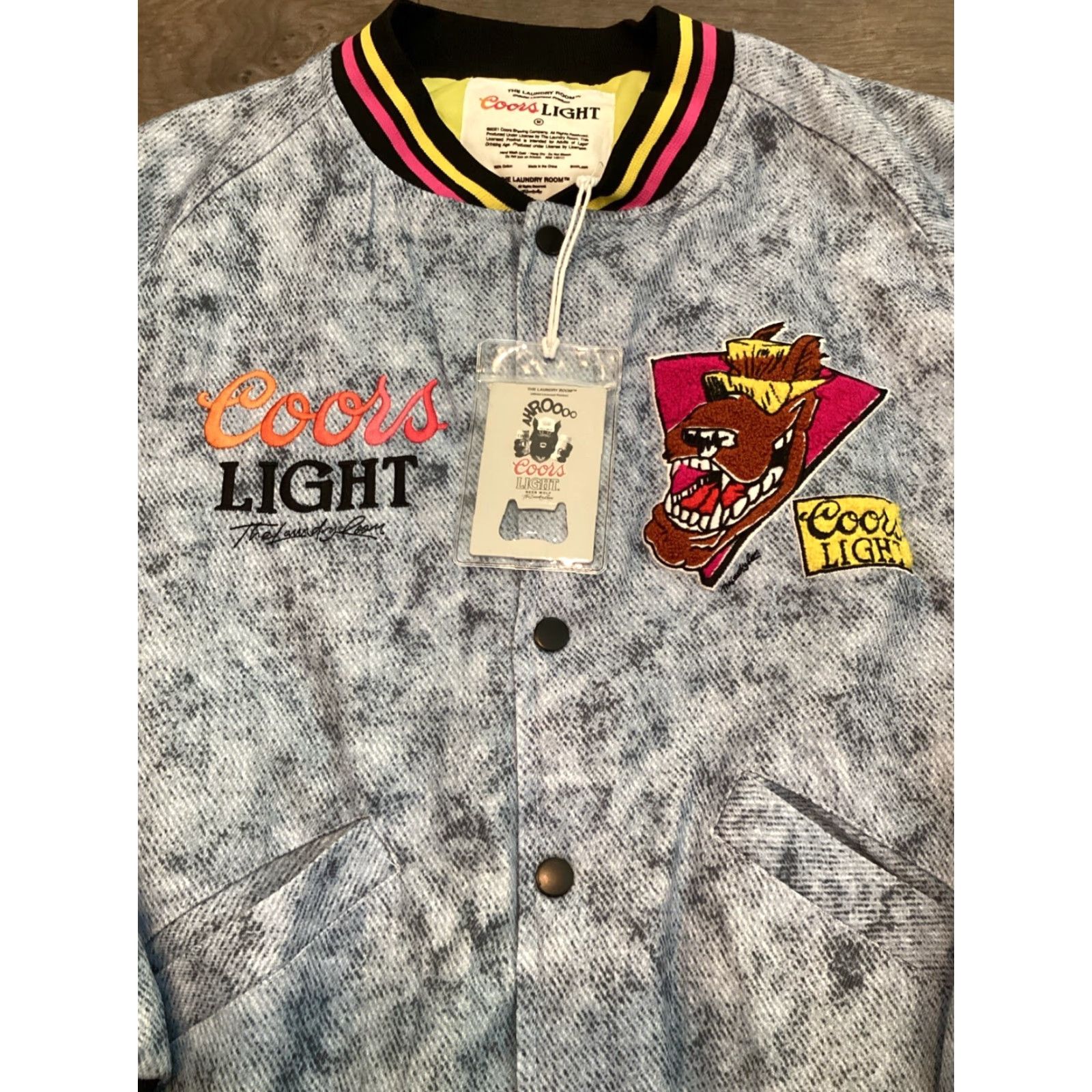 Vintage VINTAGE The Laundry Room Coors Beerabunga Quilted Stadium Jacket-Unisex M Size M / US 6-8 / IT 42-44 - 2 Thumbnail