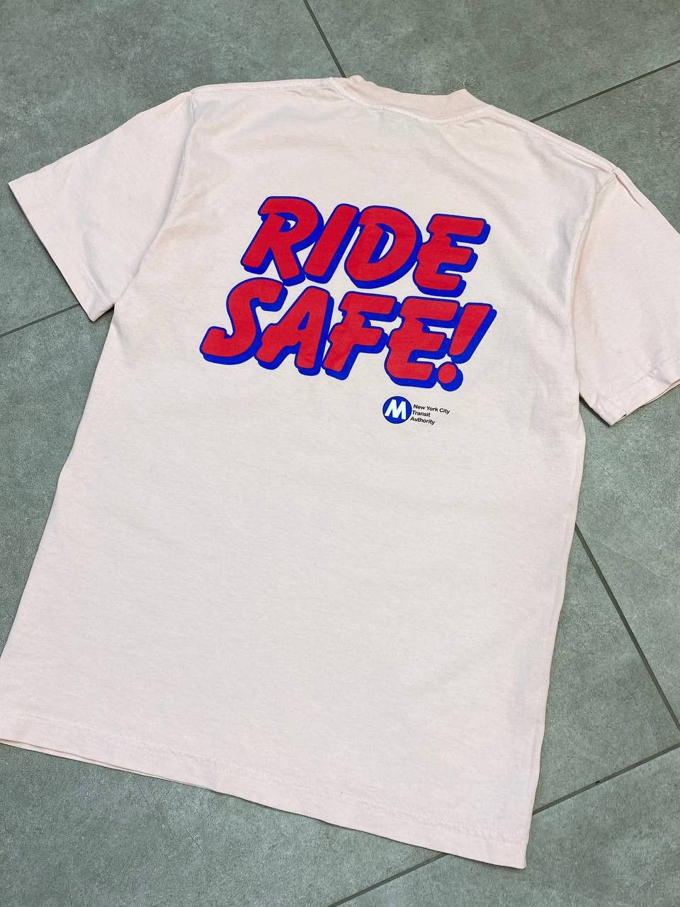 Only NY Only NY RIDE SAFE! New York Transit Authority T-Shirt Size US S / EU 44-46 / 1 - 5 Thumbnail