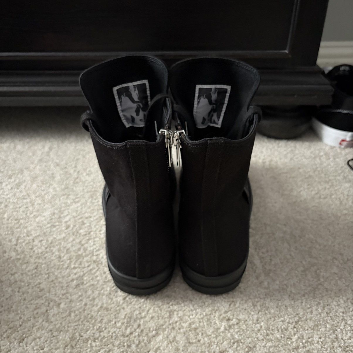 Rick Owens Drkshdw Rick Owens DRKSHDW Hustler Ramone Black Size US 10 / EU 43 - 2 Thumbnail