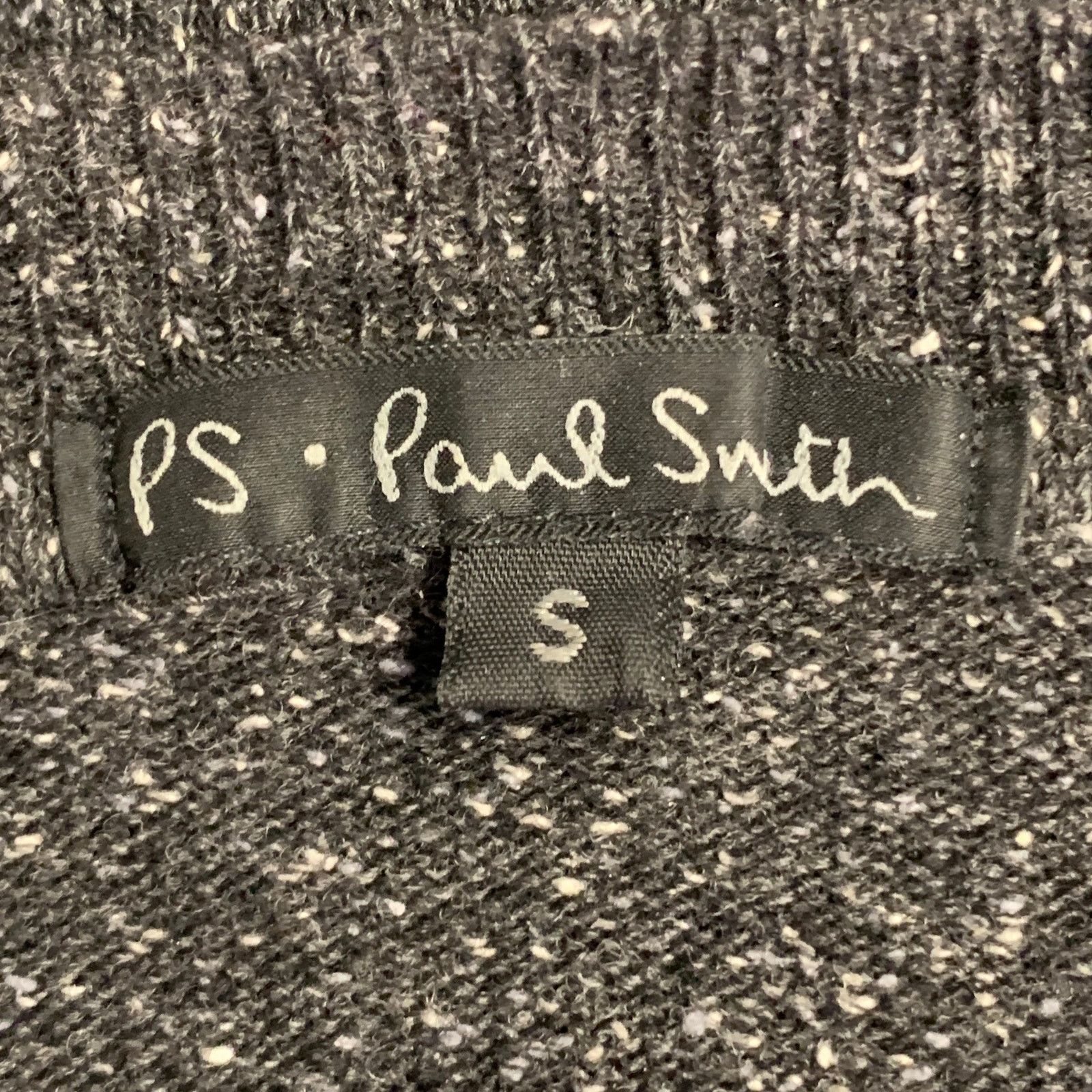 Paul Smith Size S Charcoal Grey Black Wool Silk Crew Neck Pullover Size US S / EU 44-46 / 1 - 4 Thumbnail