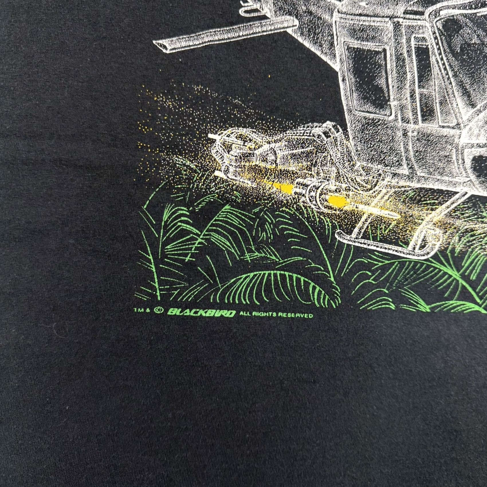 Gildan UH-1 Huey Shirt Mens 3XL Black Helicopter Graphic Tee Military Aviation Army Size US XXL / EU 58 / 5 - 3 Thumbnail