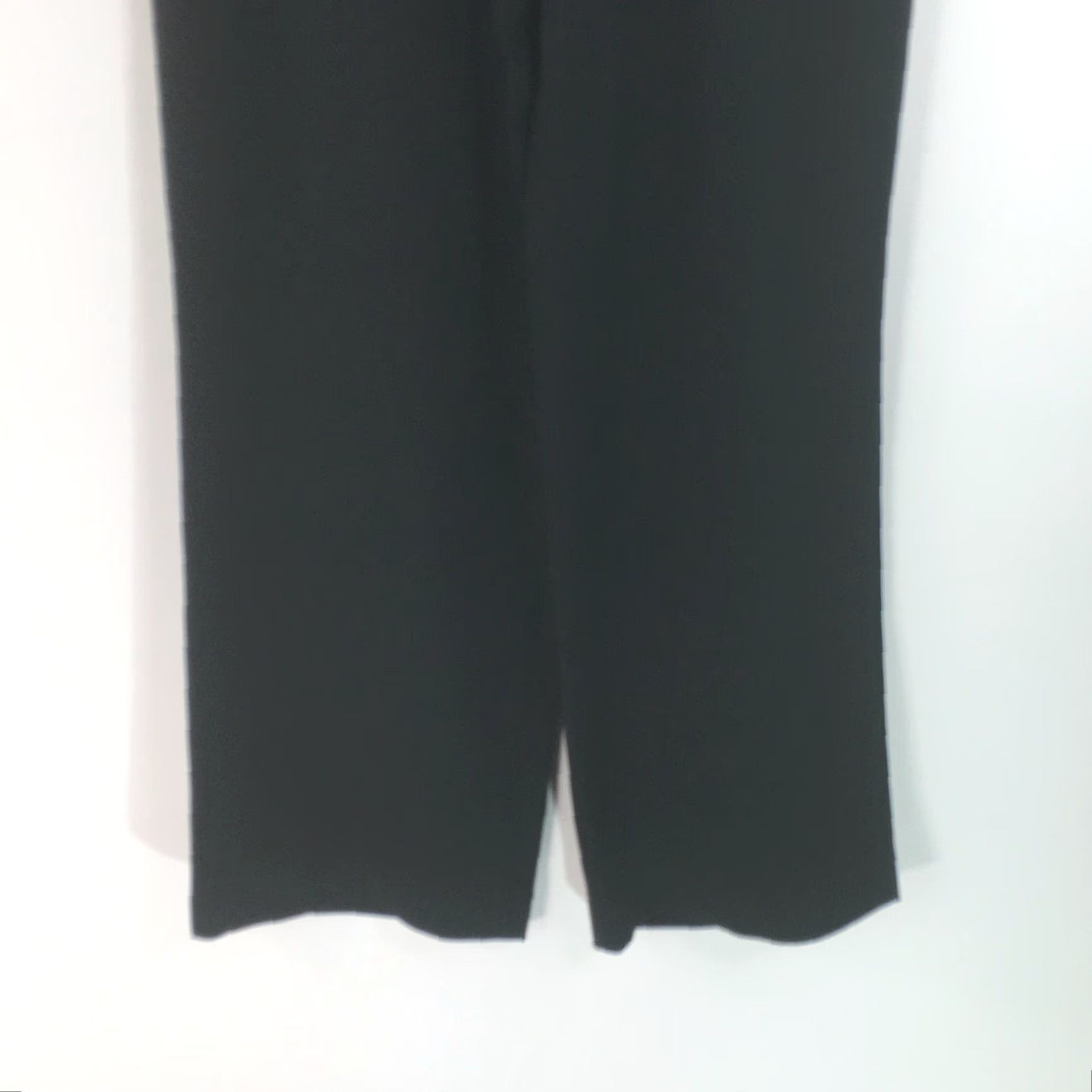 Vintage VINTAGE Womens High Rise Casual Comfort Side Zip Black Straight Pants Size 4 Size 26" / US 2 / IT 38 - 6 Thumbnail