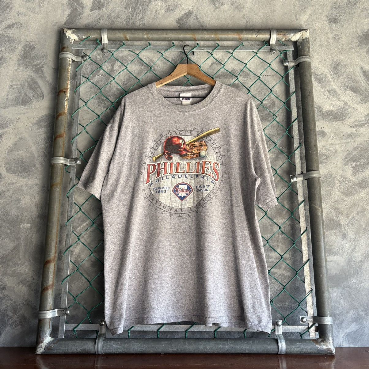 Other MLB Philadelphia Phillies 1883 Vintage TShirt Men Sz XL Gray Size US XL / EU 56 / 4 - 1 Thumbnail