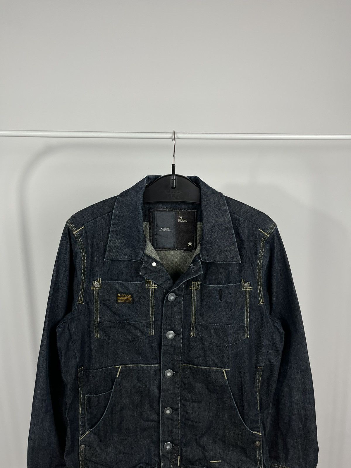 G-Star G Star Raw Denim Multi Pocket Jacket Size L Workwear Size US L / EU 52-54 / 3 - 4 Thumbnail