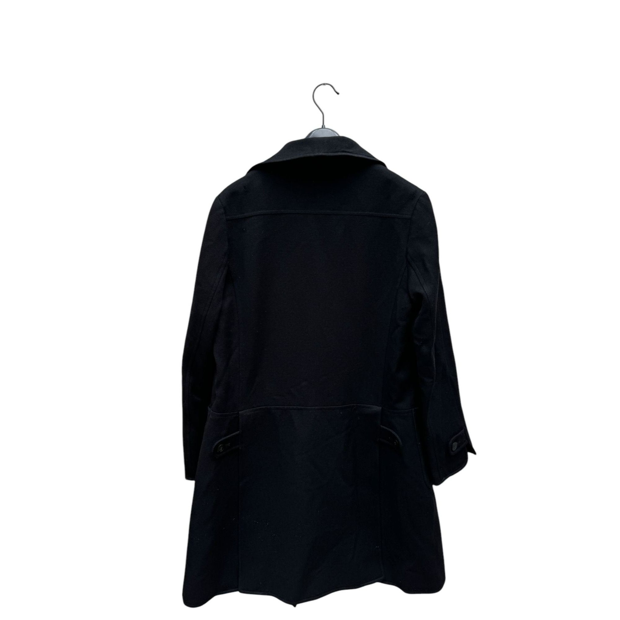 A.P.C. Black Wool Coat Size M / US 6-8 / IT 42-44 - 4 Thumbnail