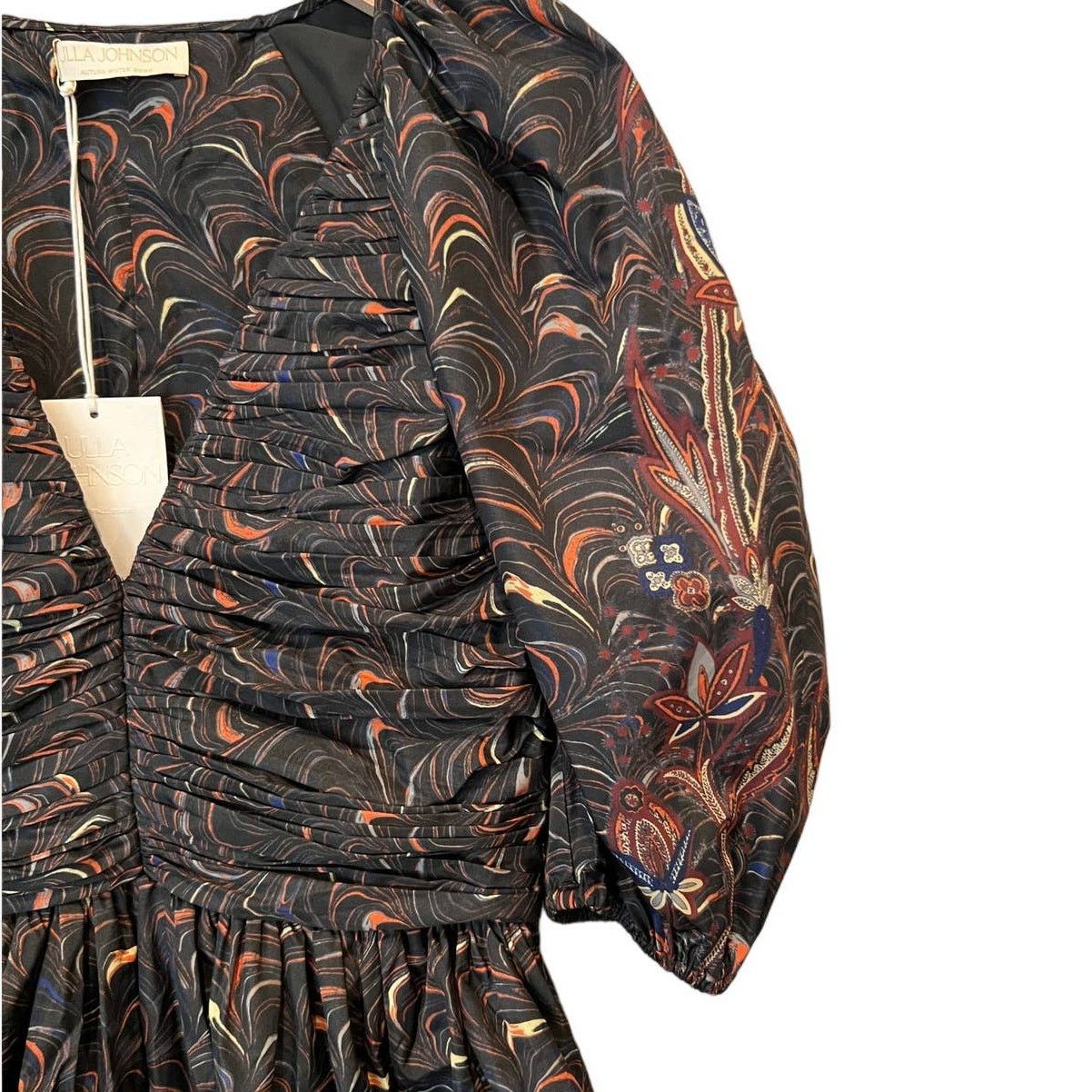 Ulla Johnson NWT ULLA JOHNSON Gwen Elbow Puff-sleeve Mini Dress Size 2 Size XS / US 0-2 / IT 36-38 - 6 Thumbnail