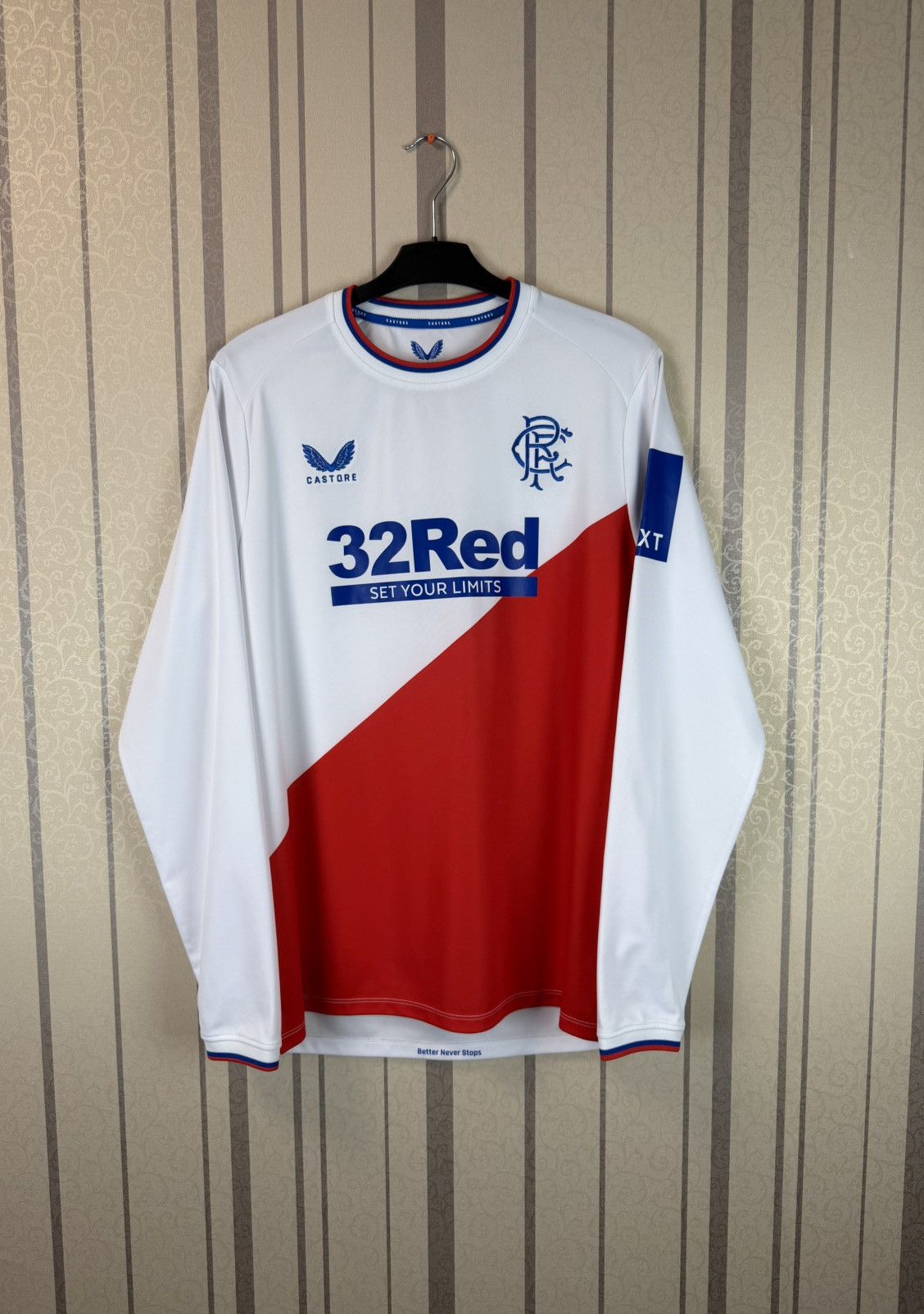 Castore Glasgow Rangers FC 2022/23 Long Sleeve Away Jersey-Size Xl Size US XL / EU 56 / 4 - 1 Thumbnail