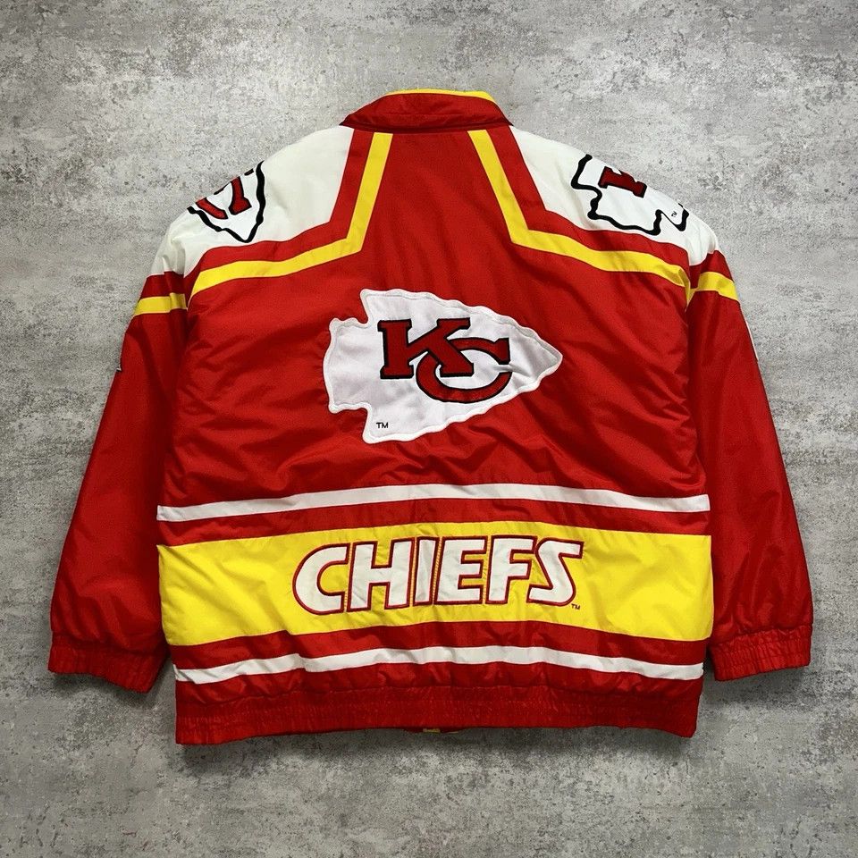 NFL × Vintage Kansas City CHIEFS APEX ONE AUTHENTIC PRO LINE PUFFER JACKET Size US XL / EU 56 / 4 - 1 Thumbnail