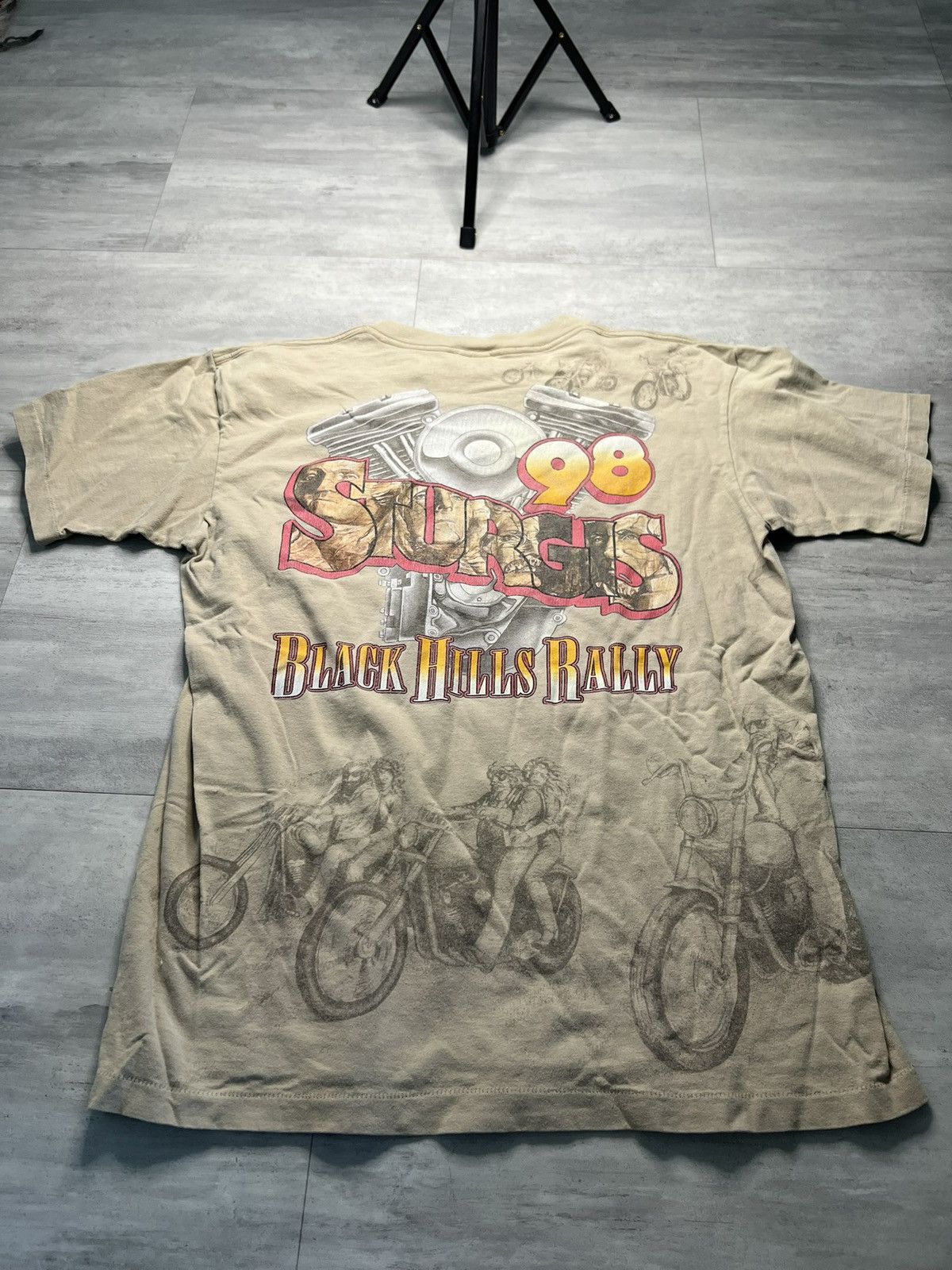 Vintage 1998 sturgis CMJ follow your spirit Size US XL / EU 56 / 4 - 2 Thumbnail