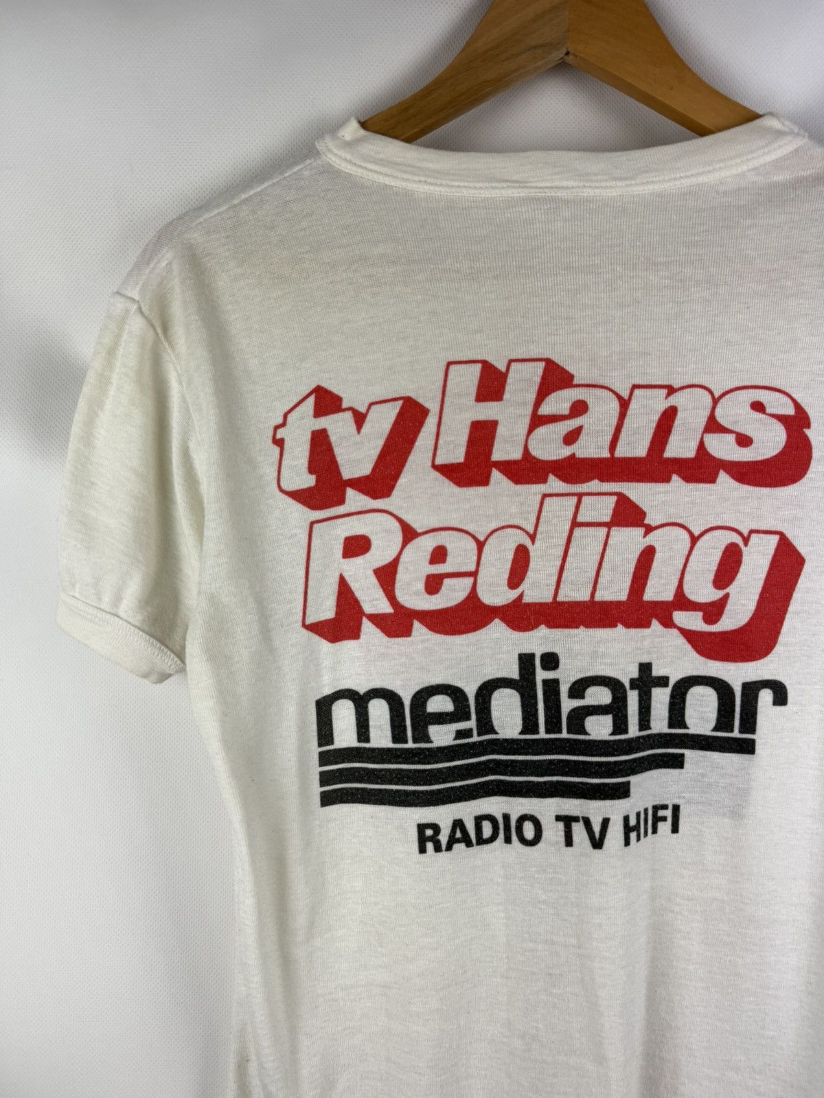Other Vintage 80s TV Hans Reding Graphic Print Promo T Shirt Size US M / EU 48-50 / 2 - 16 Thumbnail