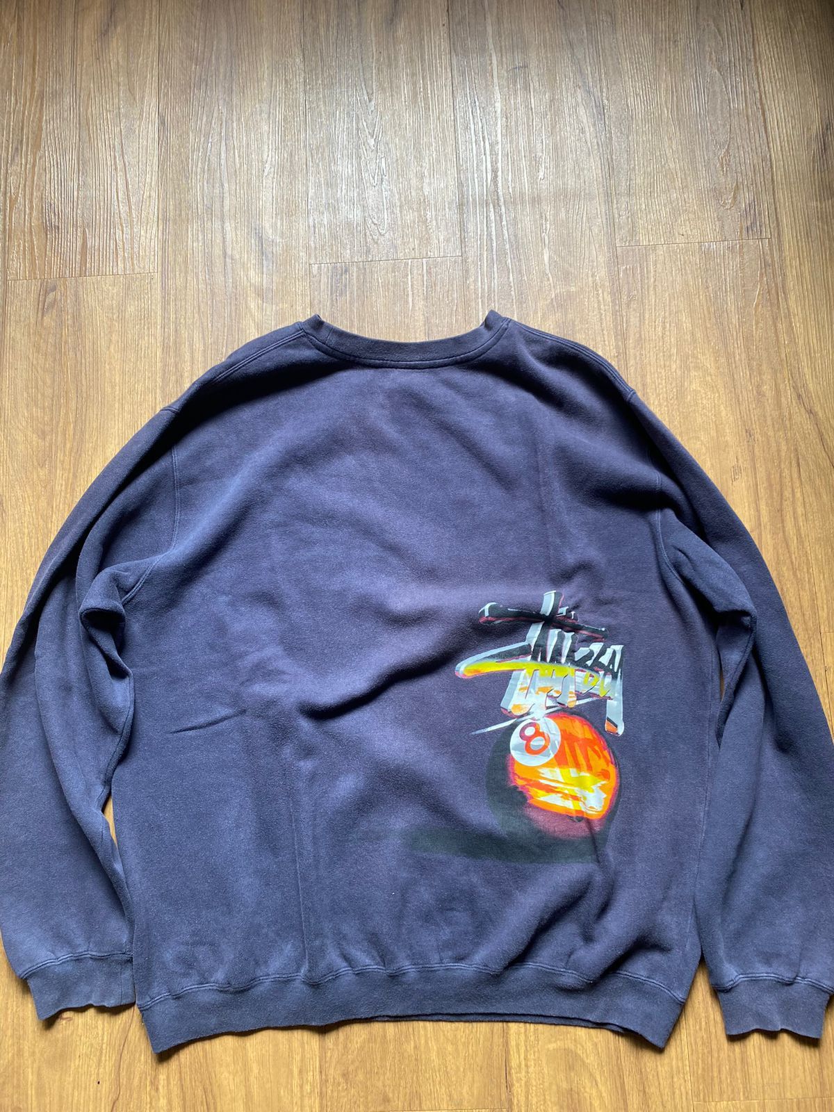 Stussy × Vintage Stussy Vintage Eight Ball Crewneck Size US XL / EU 56 / 4 - 4 Thumbnail