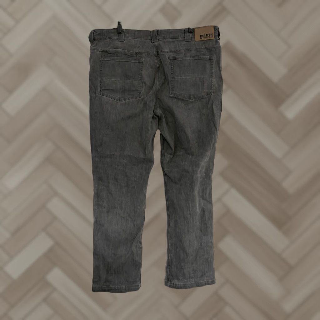 Doublet Duluth Ballroom Double Flex Men's Gray Denim Jeans Relaxed Fit 42x34 Workwear Straight Leg 5-Pocket Denim Pants Size US 42 / EU 58 - 1 Thumbnail