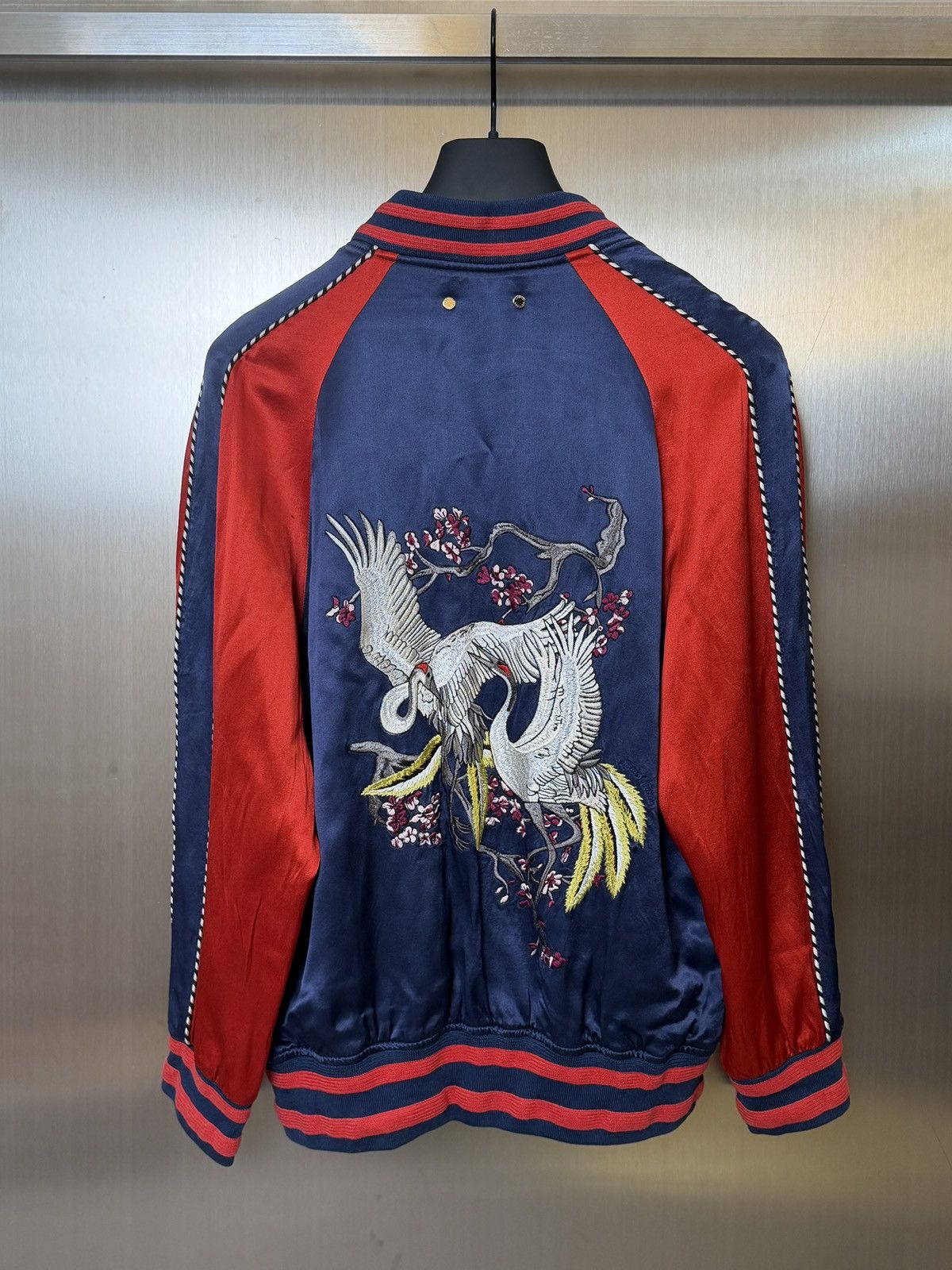 Louis Vuitton SS16 Embroidery Satin Souvenir Jacket Size US M / EU 48-50 / 2 - 2 Thumbnail