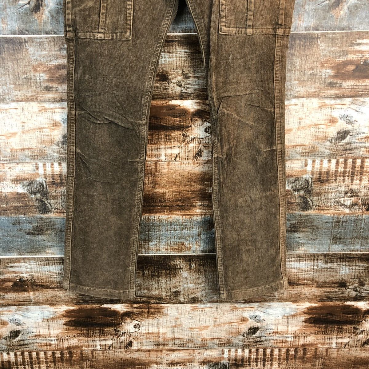 Japanese Brand DLL Back Number Brown Cargo Multipocket Pants #C223 Size 25" / US 0 / IT 36 - 6 Thumbnail