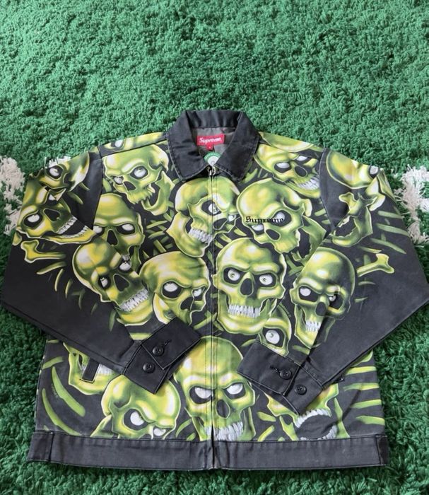 Supreme skull pile jacket deals