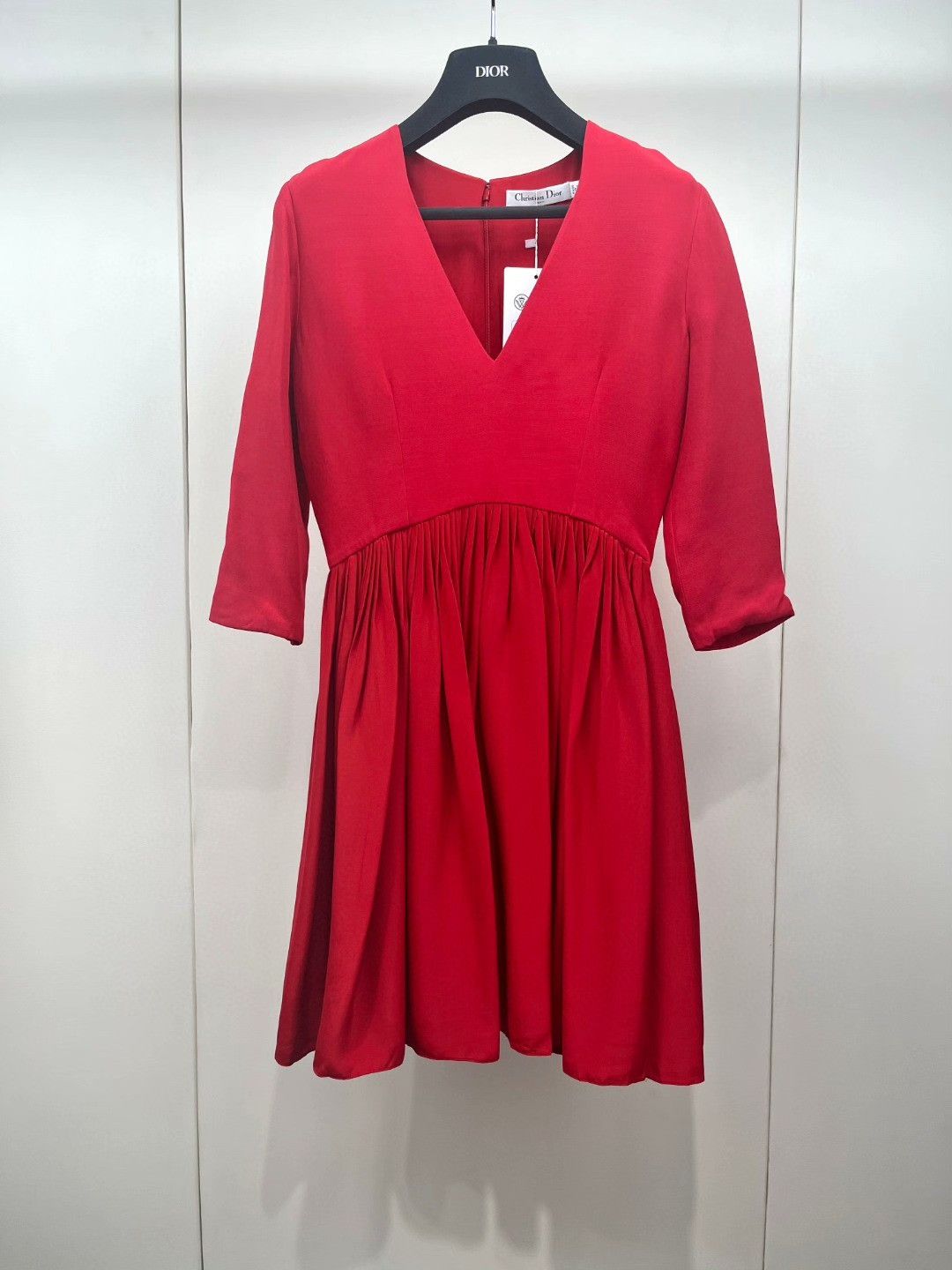 Dior Dior Red Women's Dress Size XXS / US 00 / IT 34 - 1 Thumbnail