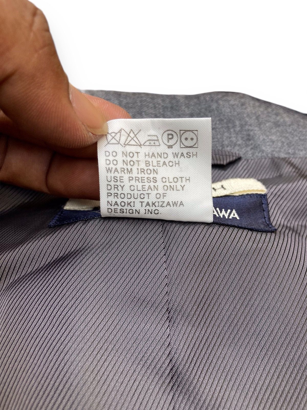Issey Miyake Rare! NAOKI TAKIZAWA Avant-Garde Asymmetric Blazer Size M / US 6-8 / IT 42-44 - 15 Thumbnail
