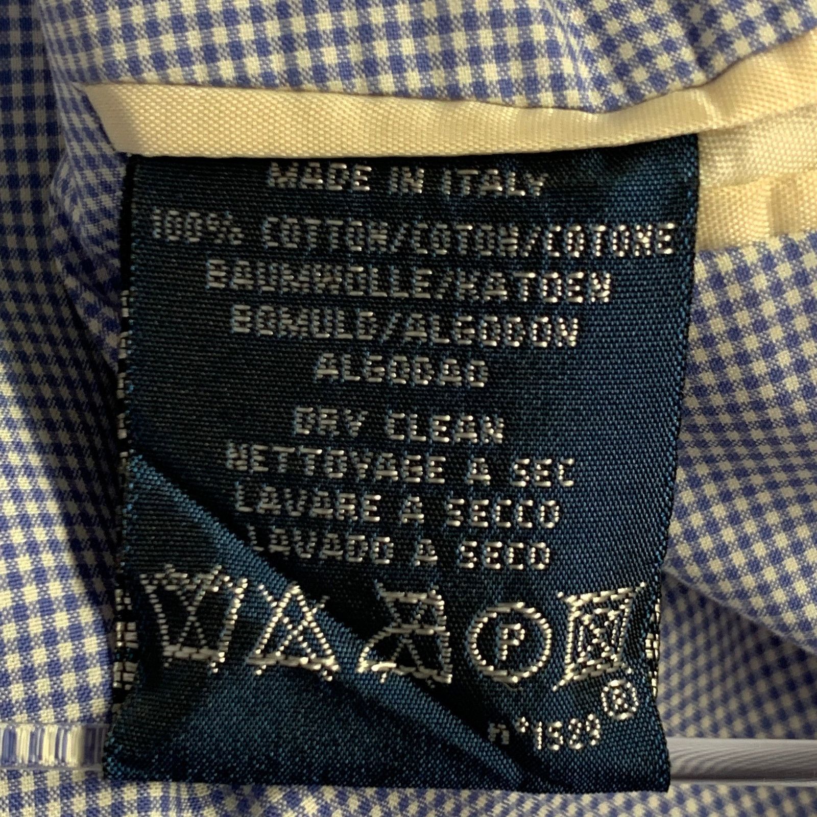Polo Ralph Lauren POLO by RALPH LAUREN Size XL Blue White Gingham Cotton Suit Size 44R - 10 Thumbnail