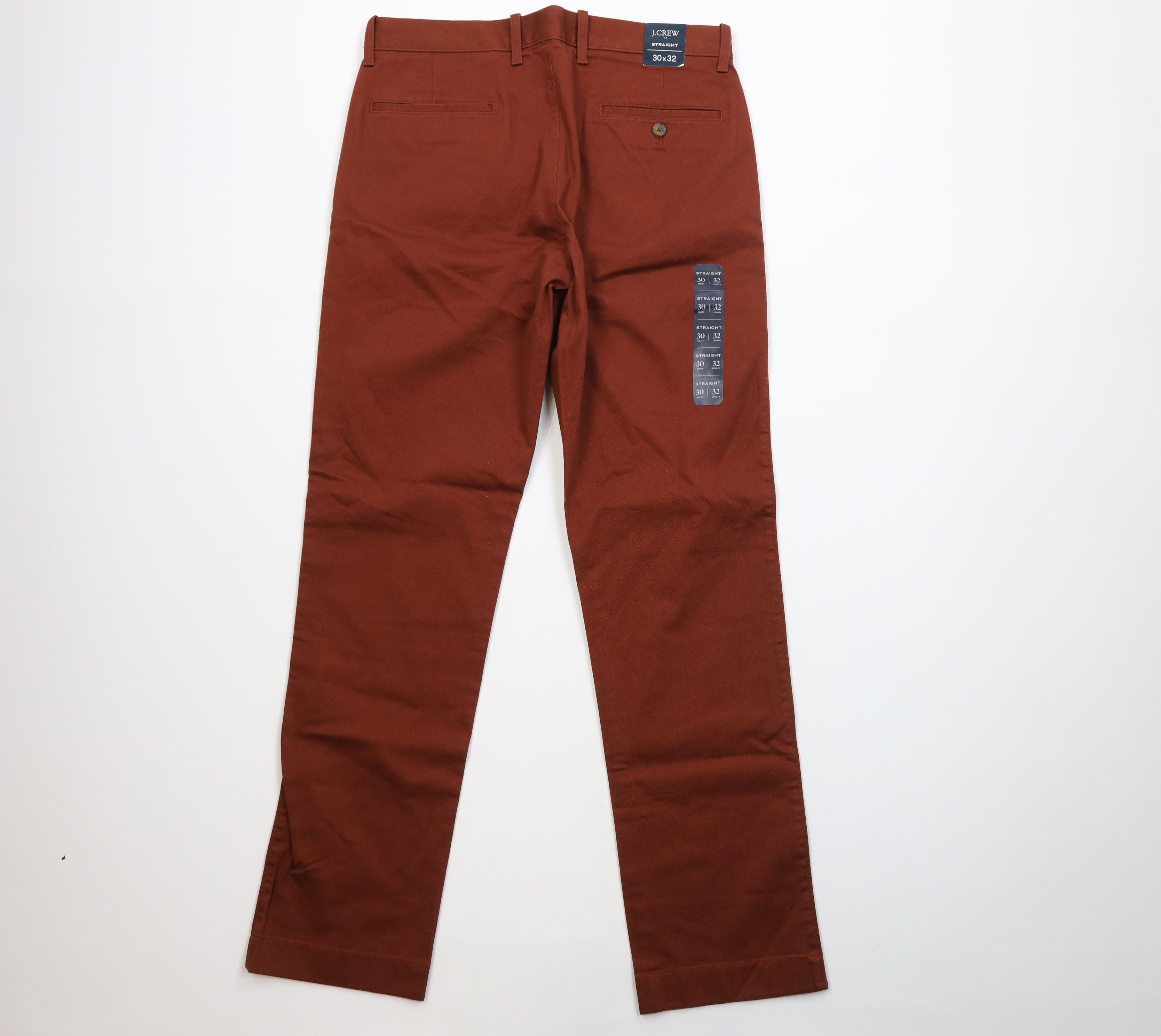 J.Crew New J Crew Straight Leg Chino Pants Trousers Copper Brown Size US 30 / EU 46 - 9 Thumbnail